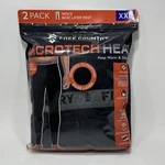 Free Country Mens Black Microtech Heat Thermal Pant Size Xxl 43-46 Pack Of 2 New. Price: $14.97.