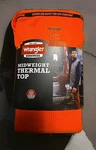 Wrangler Mens Thermal Midweight Top Safety Orange Workwear Size (38-40") New. Price: $7.99.