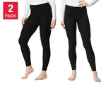 32 Degrees Heat Ladies' Base Layer Pants, 2-PACK Black Size Xl New. Price: $15.99.