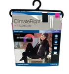 Climate Right Cuddl Duds Base Layer Aerowarm Thermal Leggings Frigid Black Xs New. Price: $14.13.