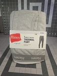 Hanes Originals Mens Lg Thermal Pant Tagless Gray Comfort Elastic Functional Fly New. Price: $12.99.