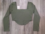 Reoria Long Sleeve Corset Top Women's Size Xl Green With Zipper Closure New. Price: $10.49.
