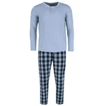Ten West Apparel Men's Long Sleeve Henley With Flannel Pant Lounge Set New. Price: $29.94.