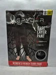 Women's Spyder French Terry Base Layer Pant Medium Thermoweb 2.0 Black New. Price: $19.99.