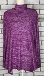 Apt. 9 Women's Long Sleeve Mock Neck Soft Cozy Top Size Large Heathered Purple Pre-owned. Price: $13.50.
