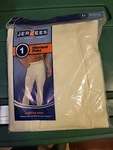 Jerzees Men's Waffle Knit Comfort Thermal Pants White Size Xl 40-42 Sealed New. Price: $15.00.