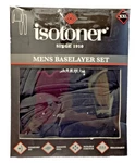 Isotoner Men's Base Layer Set, Black Crewneck Top & Matching Pants, Size Xxl New. Price: $19.99.