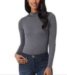 32 Degrees Women's Mock Neck Bodysuit Charcoal, Xl New. Price: $14.99.