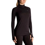 Paradox Womans Merino Wool Blend Performance Base Layer Top Black 1/4 Zip New. Price: $15.99.