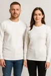 Men's Cotton Waffle Knit Shirt: Warm Thermal Top For Winter - Free Shipping New. Price: $16.99.