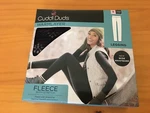 New Cuddl Duds Women's Fleece Stretch Leggings Warm Layer Fair Isle Stripe Sz. Price: $19.97.