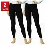 32 Degrees Heat Women's Pack Base Layer Pants, Black Small New. Price: $19.70.