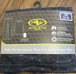 Athletic Works Kids Performance 2 Pc Thermal Underwear Set Nwt Stretch-thumbhole New. Price: $13.99.