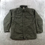 Dickies Jacket Mens Medium Green Canvas Quilted Lined Hooded Shirt Workwear Pre-owned. Price: $28.88.