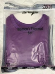 Thermajane Small Long Johns Thermal Underwear For Women Fleece Lined Base Layer New. Price: $19.99.