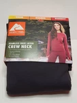 Seamless Base Layer Crew Neck Top Womens Thermal Ozark Trail Warmer Black Winter New. Price: $9.95.