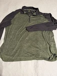 Nordictrack Green Gray 1/4 Zip Mock Neck Men's Pullover Activewear Top Xxl Pre-owned. Price: $17.50.