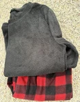 Just Love Fleece Pajama Set Large Women Grey Top With Red/ Black Plaid Pants Pre-owned. Price: $18.50.