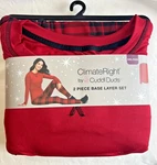 Climateright By Cuddl Duds Women 2-PIECE Base Layer Top & Legging Set Size Xxl New. Price: $13.99.