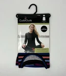 Cuddl Duds Soft Comfort Long Sleeve Crew - Size Black/stripe New. Price: $14.90.