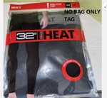 32 Degrees Men's Acrylic Blend Baselayer Textured Pants(black S)nwt New. Price: $14.01.