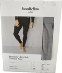 New Men's Goodfellow Xxl Premium Ultra Soft Thermal Pants Gray Tagless. Price: $17.00.