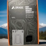 Orage Reach Top Men's Xl Black Body Mapping Warmth Base Layer Long Sleeve New. Price: $27.95.