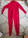 Vintage Duofold Union Suit Xl Red 2-LAYER Wool Blend Thermal Long John Made Usa Pre-owned. Price: $60.00.