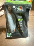 Fruit Of Loom Dual Defense Men's Thermal Henley Black Size Medium (38-40) New. Price: $14.99.