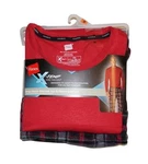 Hanes Men's X-temp Long Sleeve Thermal Top & Micro Fleece Pant Set Red Plaid New. Price: $29.95.