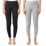 Nwt Fruit Of Loom Women's Waffle Thermal Xs Pants Set 2PC Black Gray Pair New. Price: $14.99.