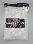 Je Morgan Long John Thermal Shirt Gray Waffle Knit Size 3X New. Price: $16.87.