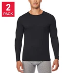 32 Degrees Men's Black Heat Tee, 2-PACK Size New. Price: $24.98.