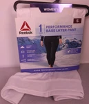 Reebok Ladies White Performance Base Layer Pants Size - New. Price: $13.99.