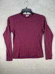 Smartwool Top Womens Medium Purple Merino 250 Baselayer Crewneck Hiking Outdoor Pre-owned. Price: $32.00.