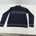 Sweaty Betty Fairisle Novelty Half Zip Base Layer Top In Black Size Large - New. Price: $40.23.