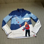 New Krimson Klover Summit Express 1/4 Zip Base Layer Top Medium Shirt Blue Ski. Price: $68.98.