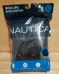 1PK: Nautica Baselayer Set Adult Blac Drifusion Tech Light/stretch Breathable New. Price: $28.88.