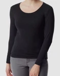 Bass Outdoor Women's Black Crew Neck Logo Base Layer Long-sleeve T-shirt Size Xl New. Price: $8.99.