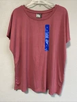 Nwt 32 Degrees Cool Women's Short Sleeve Crewneck Ribbed Top Stale Rose Size Xl New. Price: $16.98.