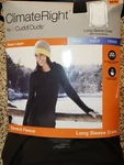 Climateright Cuddl Duds Women's Stretch Fleece Thermal Top-cuff Thumbhole * New. Price: $14.95.
