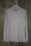 Lands End Thermaskin Paisley Turtleneck Thermal Base Layer Mulberry Large 14-16 New. Price: $24.99.