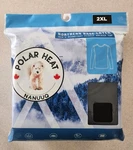 Polar Heat Nanuuq 2XL Base Layer Midweight Fleece Backed Top Black #10725 New. Price: $15.00.