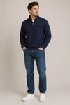 Magellan Mens Large Blue Thermal 1/4 Zip Pullover Shirt Loose Fit Outdoor Top Pre-owned. Price: $18.99.