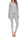 Locachy Cotton Thermal Underwear For Women Ultra Soft Long Johns Top & Bottom... New. Price: $46.27.