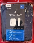 Nautica Girls Base Layer Navy Blue Long Johns Thermal Underwear Set Size 6/7 New. Price: $14.77.