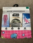Disney Mandalorian Warm Underwear Climate Right By Cuddl Duds Girls Size 10/12 New. Price: $9.99.
