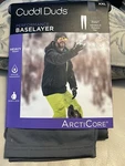 New! Men Cuddl Duds Arcticore Perf Baselayer Pants Xxl (44-46) Med Gray ($50). Price: $17.50.
