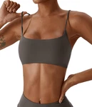 Women's Sports Bras Wirefree Racerback Workout Sexy Thin Straps Yoga New. Price: $23.99.