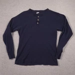 J.e. Morgan Long Johns Thermal Shirt Mens Medium Blue Henley Cotton Base Layer New. Price: $18.99.